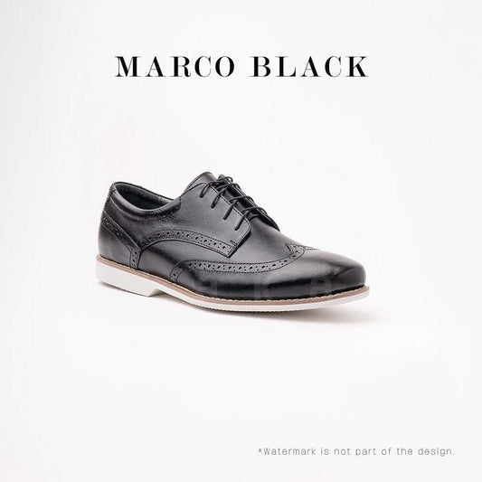 Ilakad Marco Black Derby Wingtip Men Genuine Leather Dress Formal Shoes Marikina Made