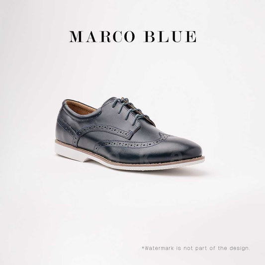 Ilakad Marco Blue Derby Wingtip Men Genuine Leather Dress Formal Shoes Marikina Made