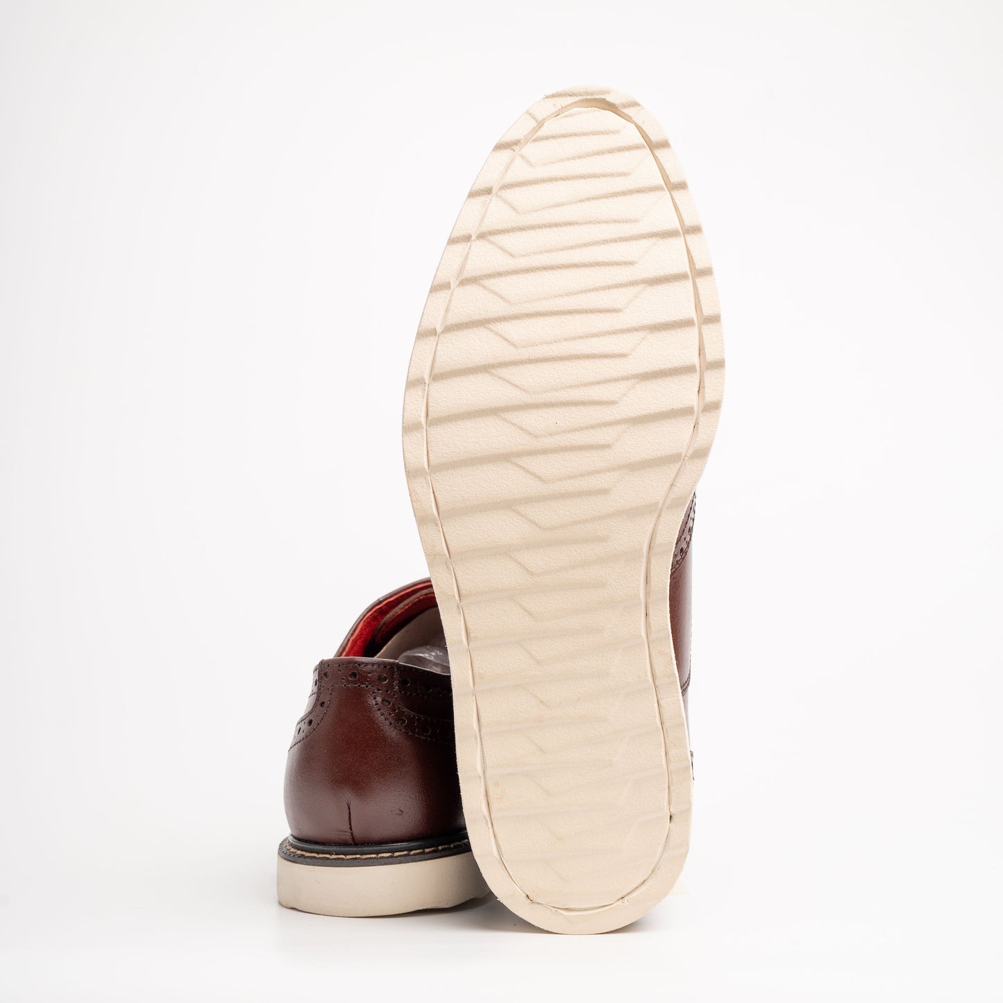 Ilakad Oxford LITE Chestnut Wingtip Rubber Outsole Smart Casual Formal Genuine Leather Shoes Marikina Made