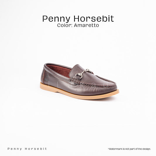 Ilakad Penny Loafer Horsebit Amaretto Topsider Sole Men Genuine Leather Shoes Marikina Made