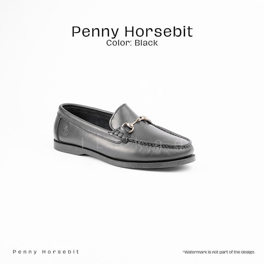 Ilakad Penny Loafer Horsebit Black Topsider Sole Men Genuine Leather Shoes Marikina Made