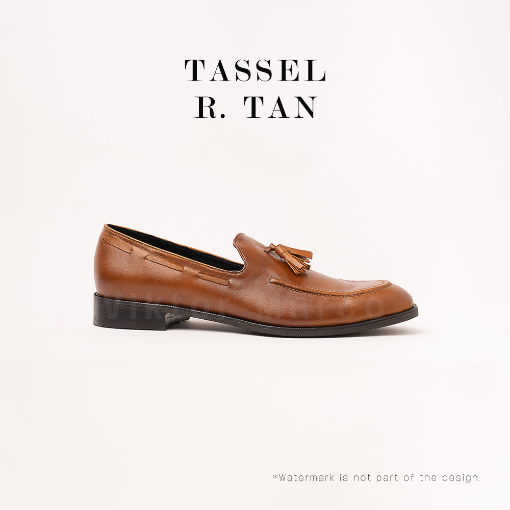 Ilakad Tassel R. Tan Loafer Men Genuine Leather Dress Formal Shoes Marikina Made
