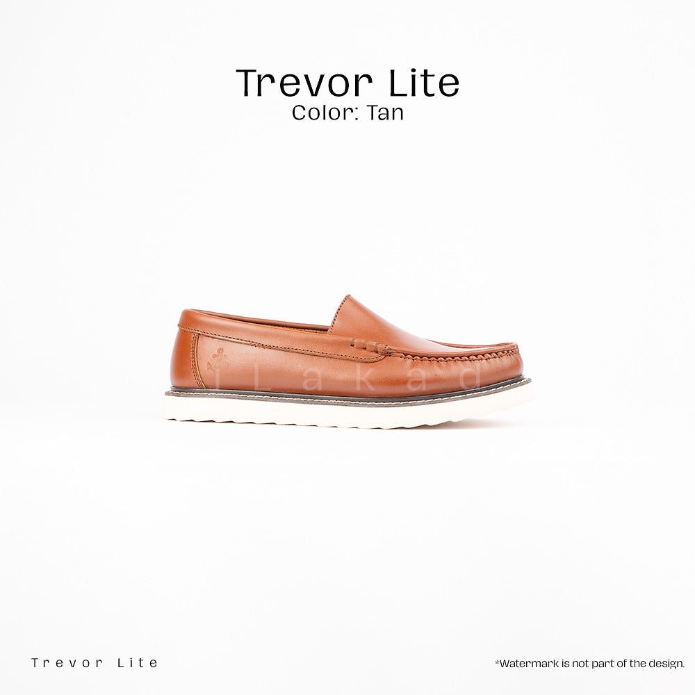Ilakad Trevor LITE Tan Loafer Rubber Outsole Smart Casual Formal Genuine Leather Shoes Marikina Made