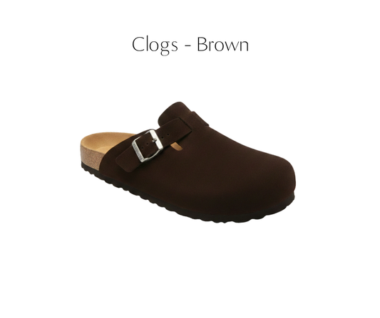 Ilakad Clogs - Brown Men Genuine Cow Leather Marikina Made