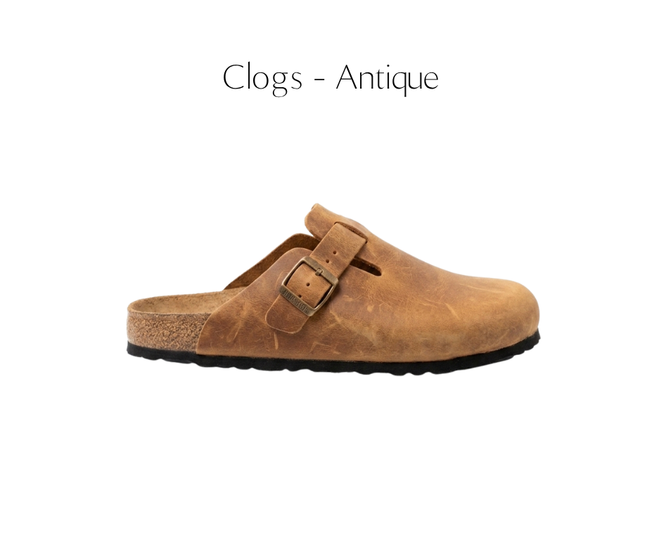 Ilakad Clogs - ANTIQUE Men Genuine Cow Leather Marikina Made