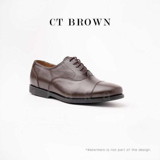 Ilakad Captoe Brown Oxford Men Genuine Leather Dress Formal Shoes Marikina Made