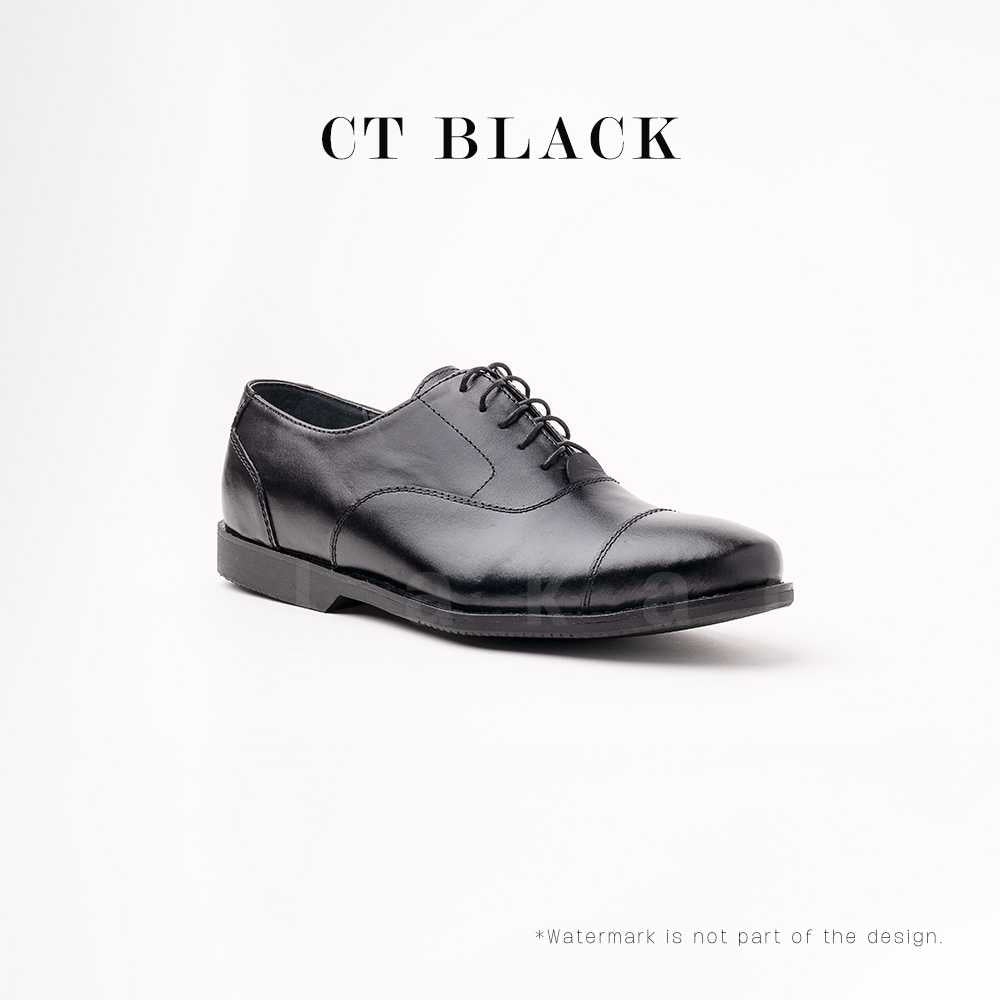 Ilakad Captoe Black Oxford Men Genuine Leather Dress Formal Shoes Marikina Made