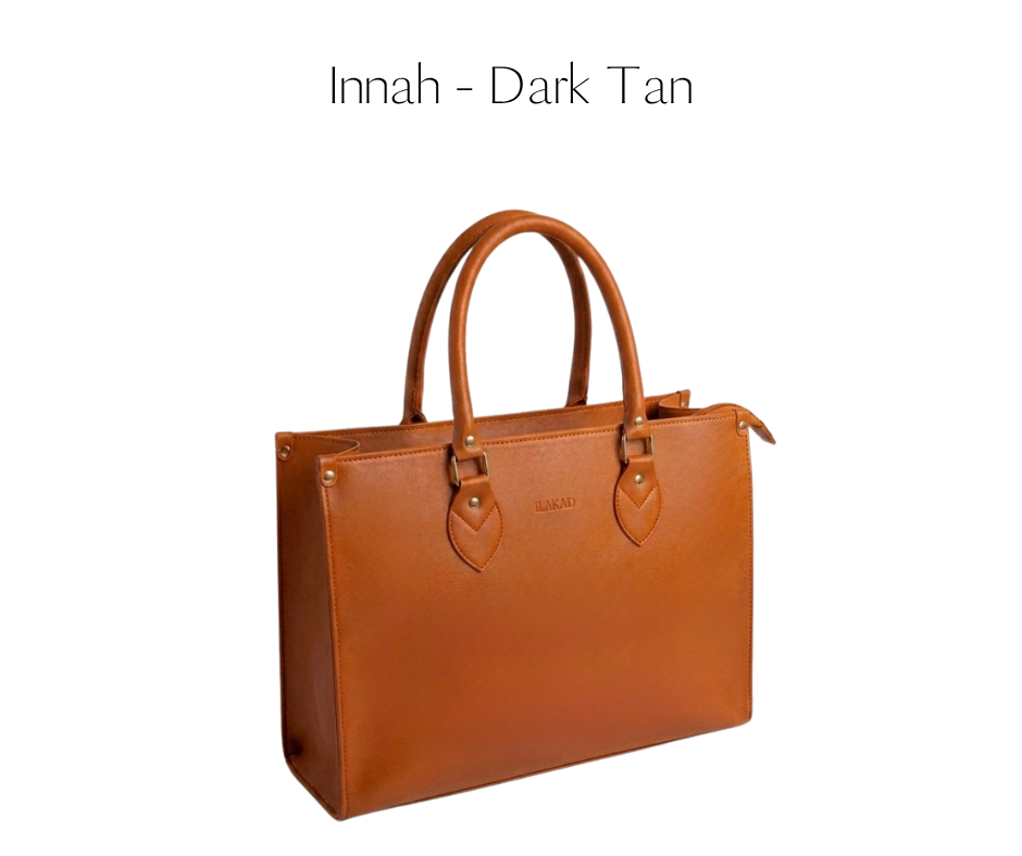 Ilakad Innah Leather Tote Bag (3 COLORS)