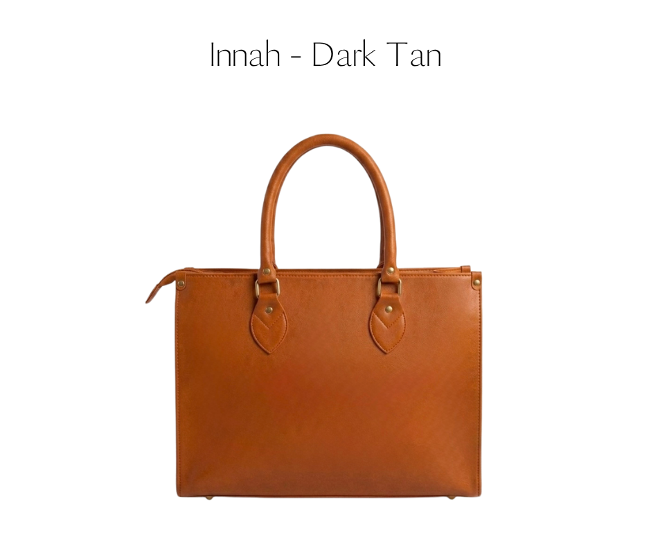 Ilakad Innah Leather Tote Bag (3 COLORS)