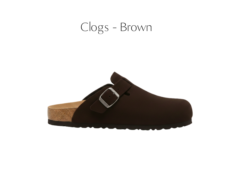 Ilakad Clogs - Brown Men Genuine Cow Leather Marikina Made