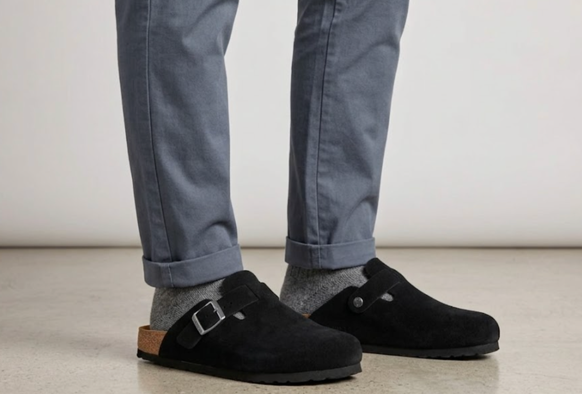 Ilakad Clogs - Black Men Genuine Cow Leather Marikina Made