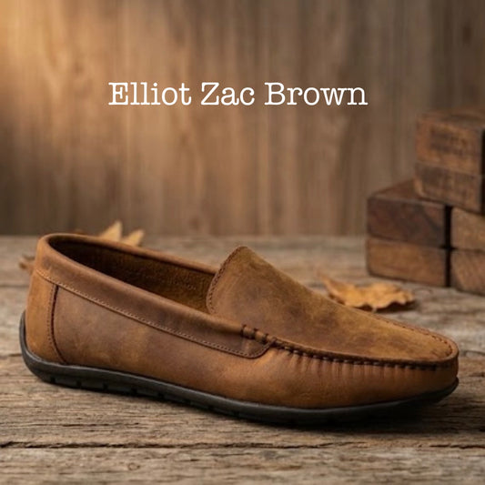 Ilakad Elliot Zac Driving Loafer Shoes Men Slip on Genuine Leather Shoes Marikina Made