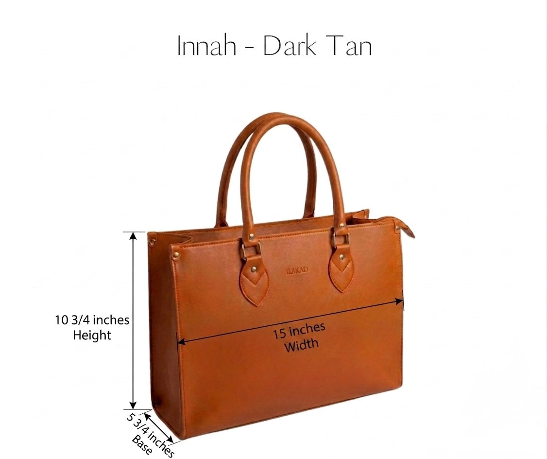 Ilakad Innah Leather Tote Bag (3 COLORS)