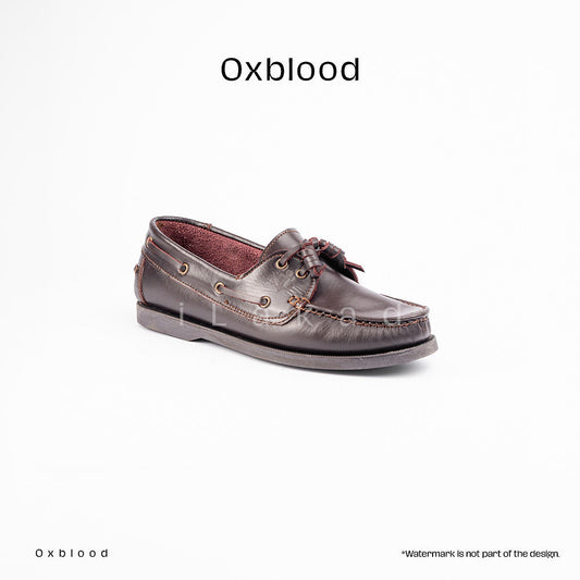Ilakad Oxblood Boat Shoes Topsider Men Genuine Leather Shoes Marikina Made