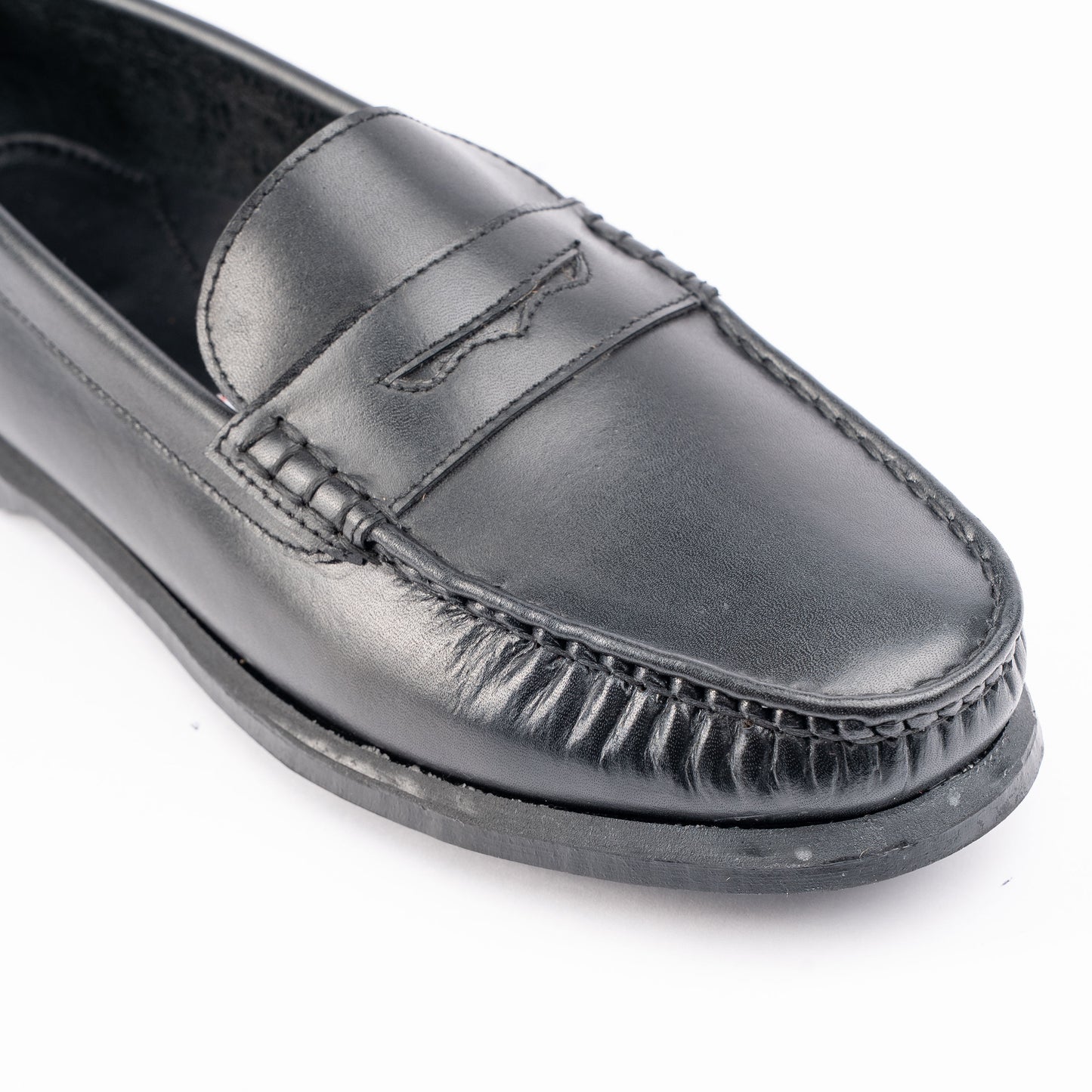 Ilakad Penny Loafer Black Topsider Sole Men Genuine Leather Shoes Marikina Made