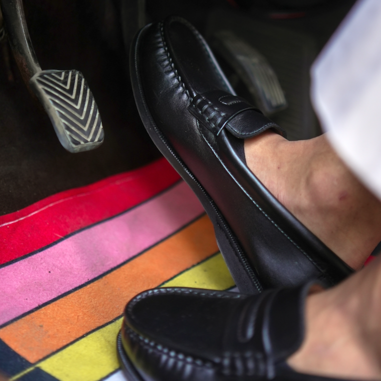 Ilakad Penny Loafer Black Topsider Sole Men Genuine Leather Shoes Marikina Made