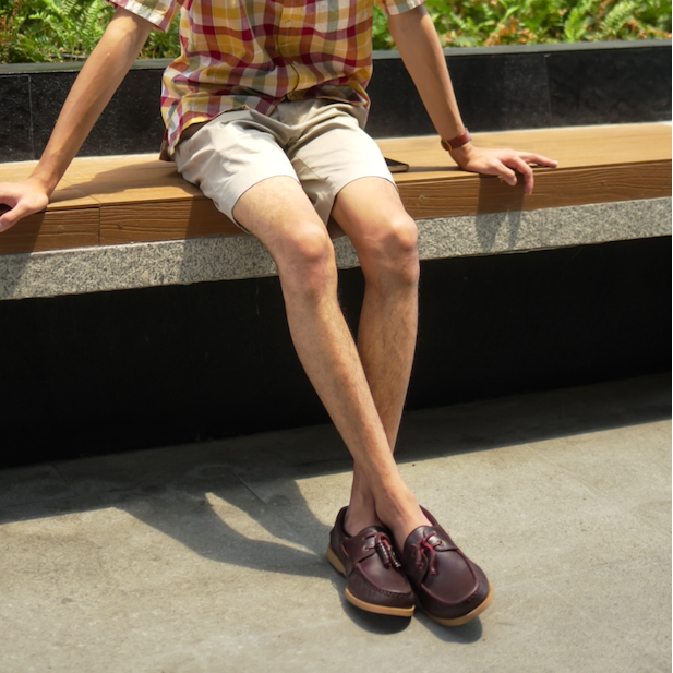 Ilakad Amaretto Boat Shoes Topsider Men Genuine Leather Shoes Marikina Made