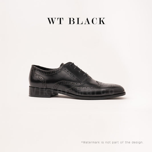 Ilakad Wingtip Black Oxford Men Genuine Leather Dress Formal Shoes Marikina Made