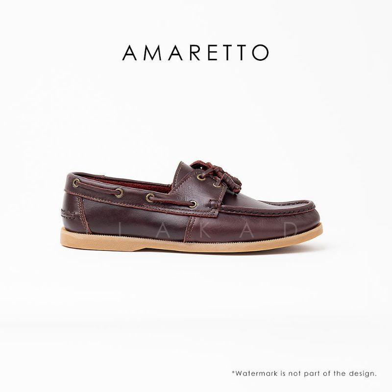 Ilakad Amaretto Boat Shoes Topsider Men Genuine Leather Shoes Marikina Made