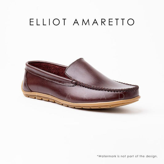Ilakad Elliot Amaretto Driving Loafer Shoes Men Slip on Genuine Leather Shoes Marikina Made