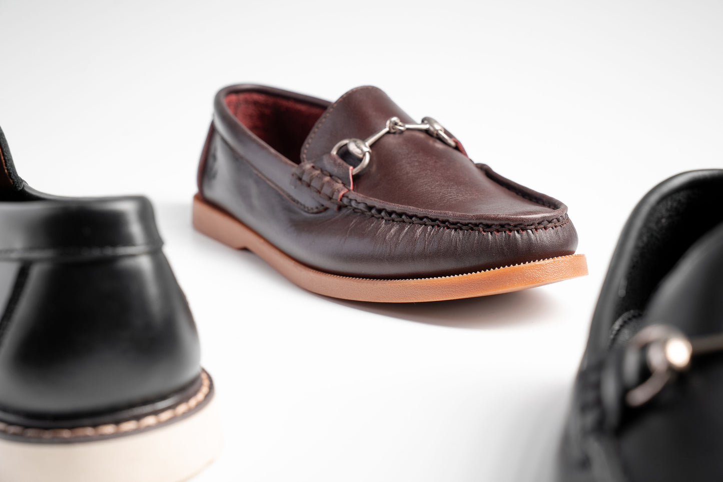 Ilakad Penny Loafer Horsebit Amaretto Topsider Sole Men Genuine Leather Shoes Marikina Made