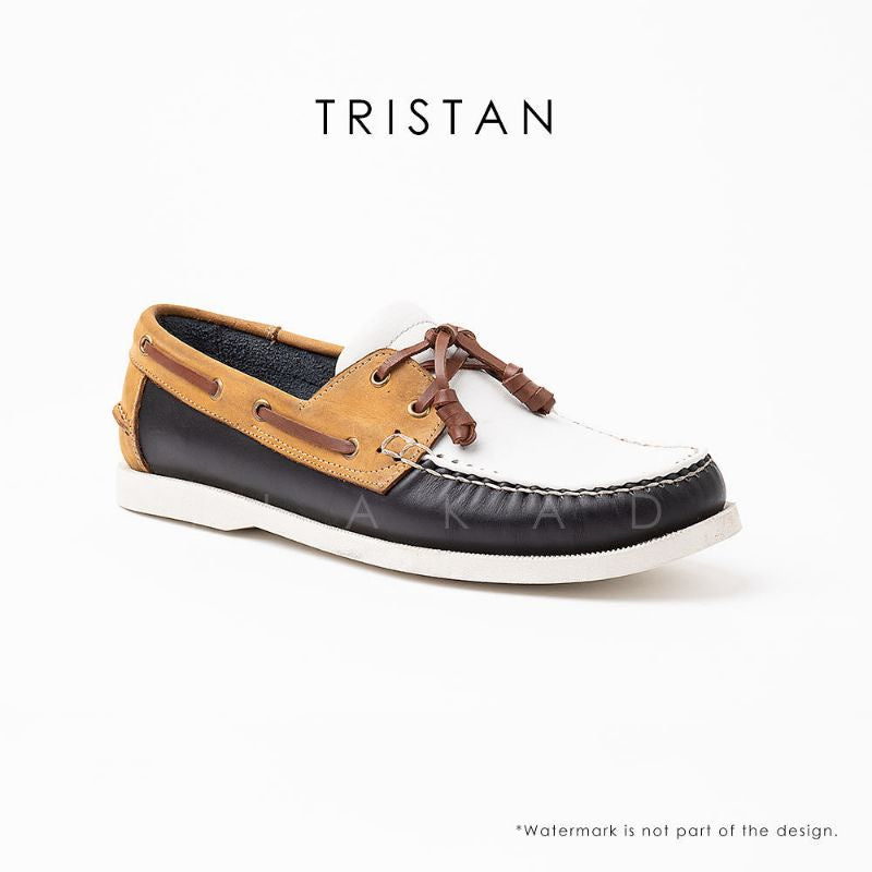 Ilakad Tristan Tri color Boat Shoes Topsider Men Genuine Leather Shoes Marikina Made
