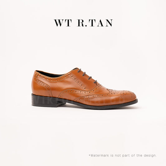 Ilakad Wingtip R. Tan Oxford Men Genuine Leather Dress Formal Shoes Marikina Made